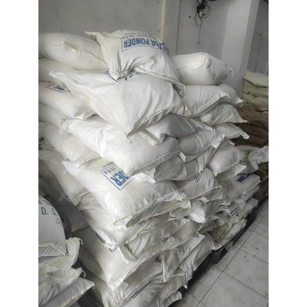 Jual Sulfur belerang kasar kemasan 1 karung berat 25kg | Shopee Indonesia