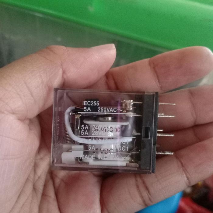 Jual RELAY IEC255 5A 150VAC RELAY 24VOLT RELAY 8PIN RELAY 24VDC ...