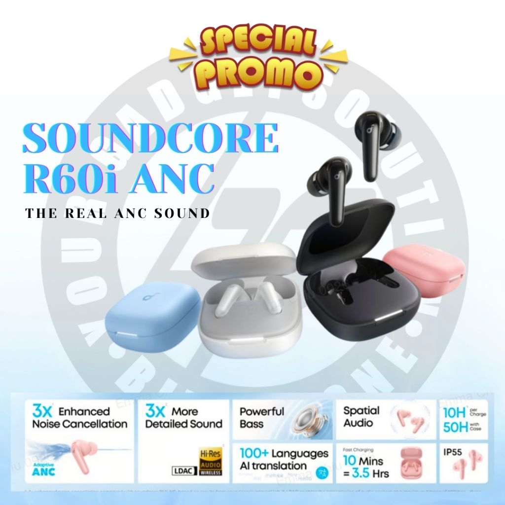 Jual Anker TWS Soundcore R60i NC | Shopee Indonesia