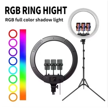 Ringlight Mj45 Jumbo Touchscreen Live Streaming 45Cm Lampu Live Streaming Vlogger Ring Light