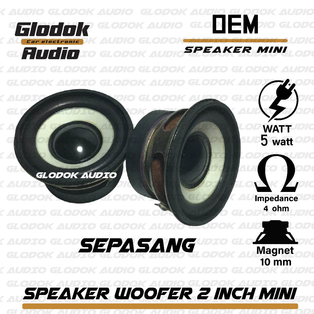 Jual Speaker 2 Inch 4 Ohm 5 Watt Full range Mini Speaker | Shopee Indonesia