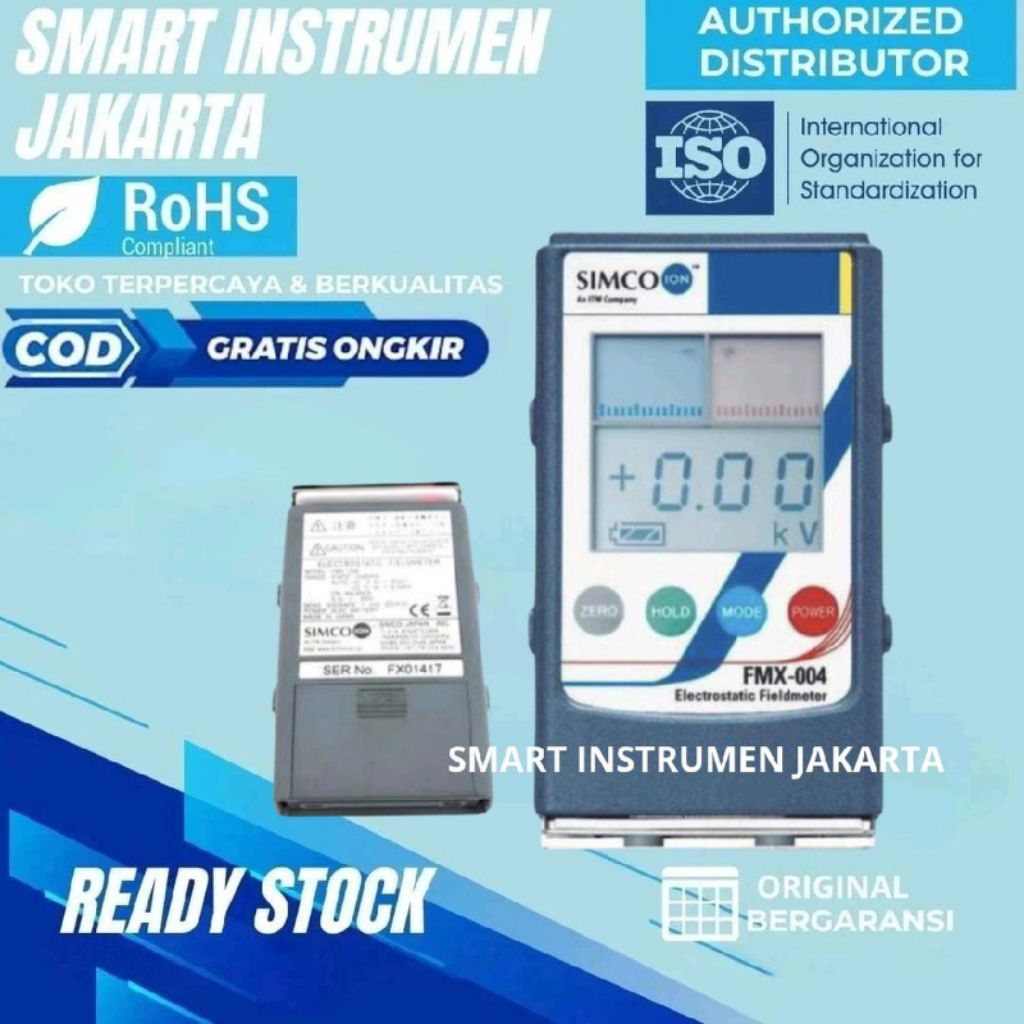 Jual SIMCO static field meter FMX-004 ( Made In Japan ) | Shopee Indonesia