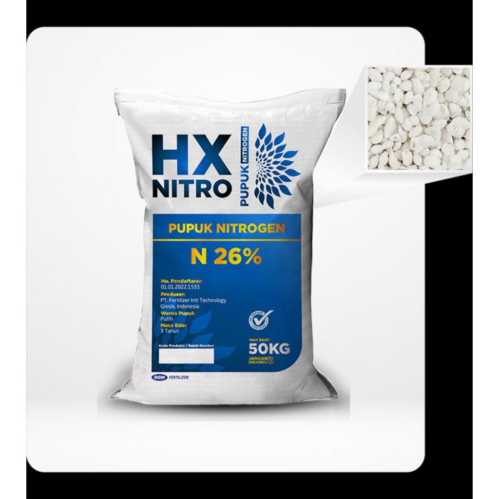 PUPUK NITRAT 26% HX NITRO DGW KEMASAN 1 KG REPACK