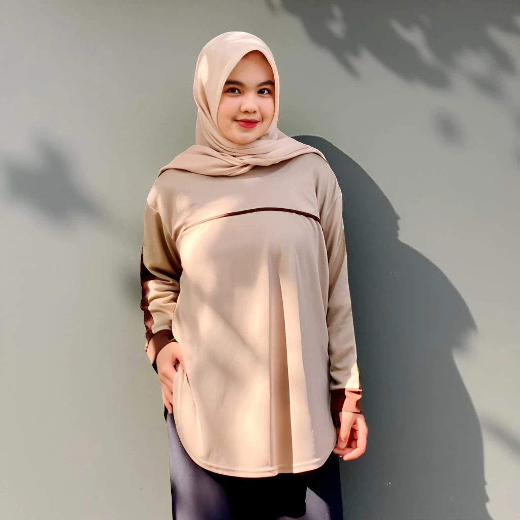 Atasan Knit Casual - Model