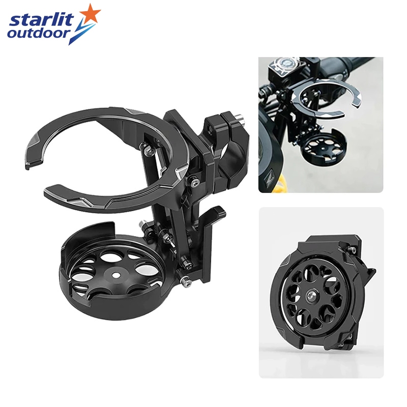 Holder Gelas Motor Tempat Botol Minum Spion Motor Plastik PC