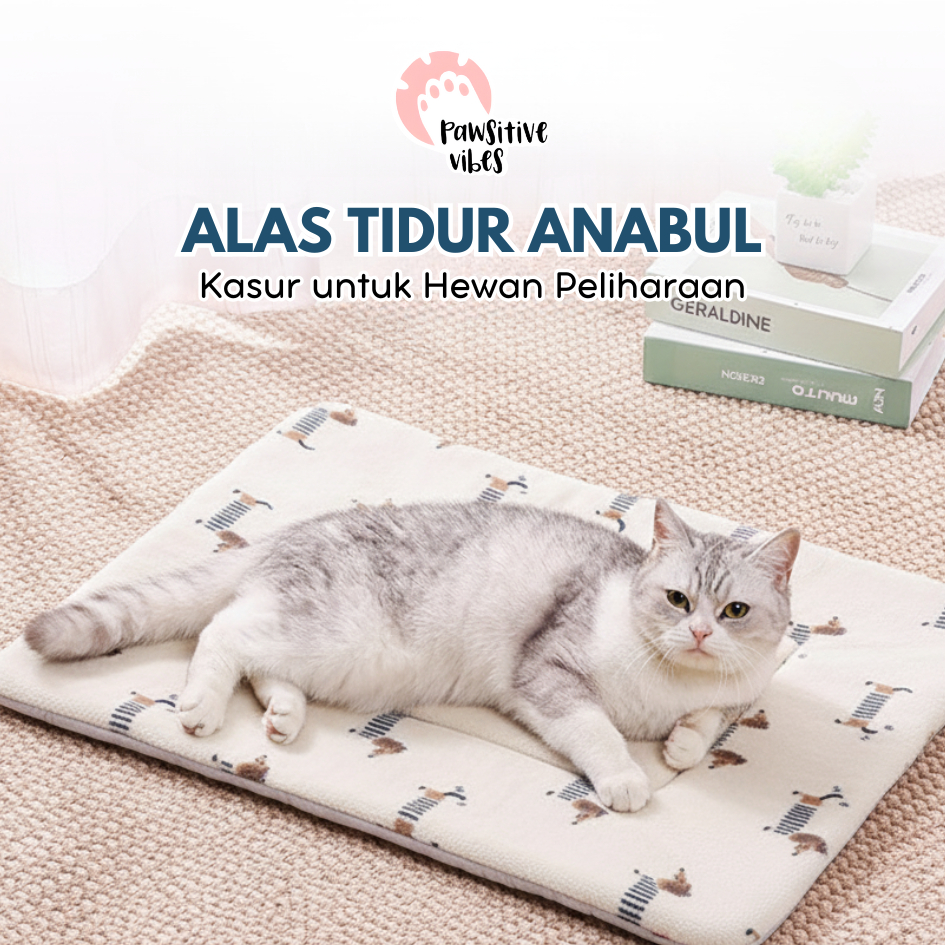 Jual Pawsitive Vibes Alas Tidur untuk Kucing dan Anjing Kasur Anabul ...