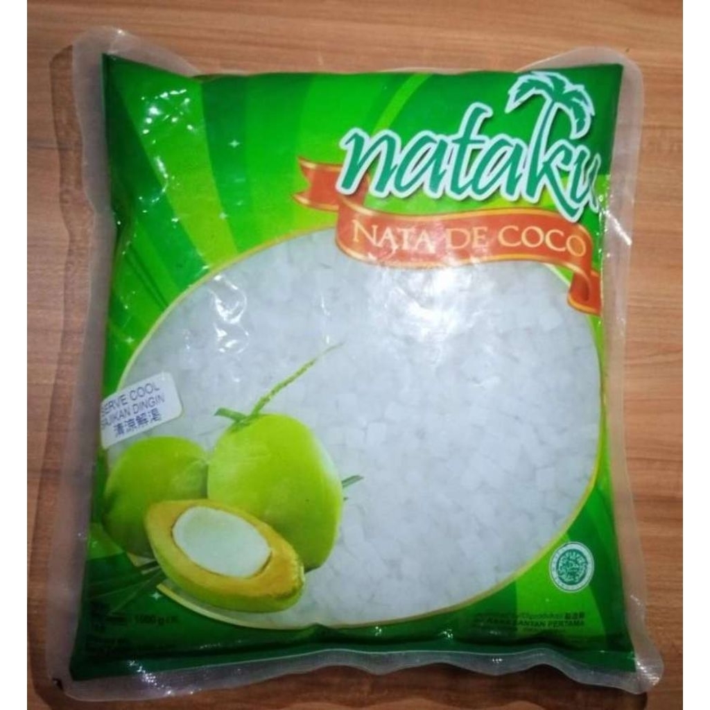 Jual Nataku Nata De Coco Potongan Kecil 1 Kg | Shopee Indonesia