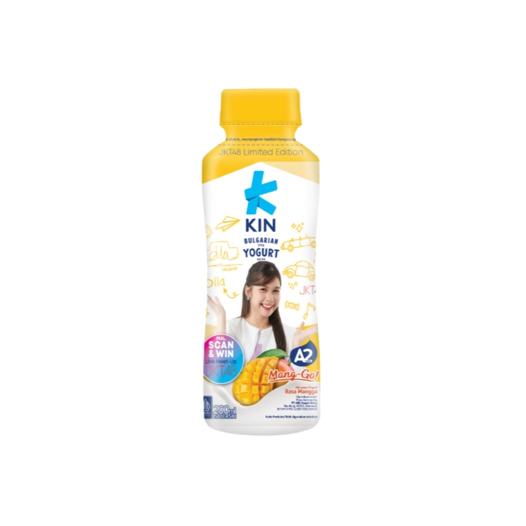 Jual KIN yogurt bulgarian botol 200ml | Shopee Indonesia