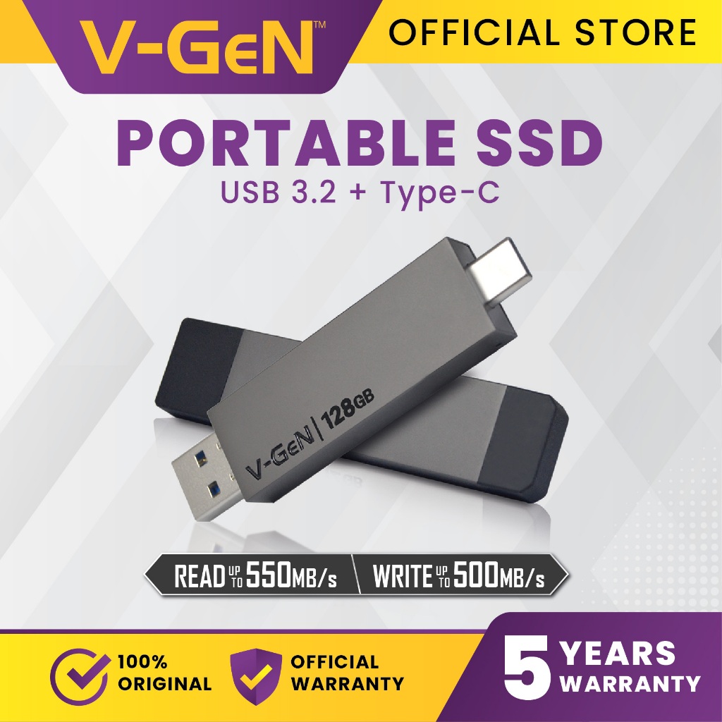 Jual Portable Solid State Drive PSSD V-GeN | Shopee Indonesia