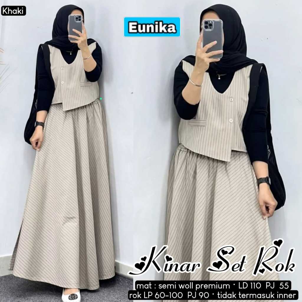 Jual KINAR SET ROK TERBARU - SETBAJU ROMPI DAN ROK TIDAK TERMASUK INNER ...
