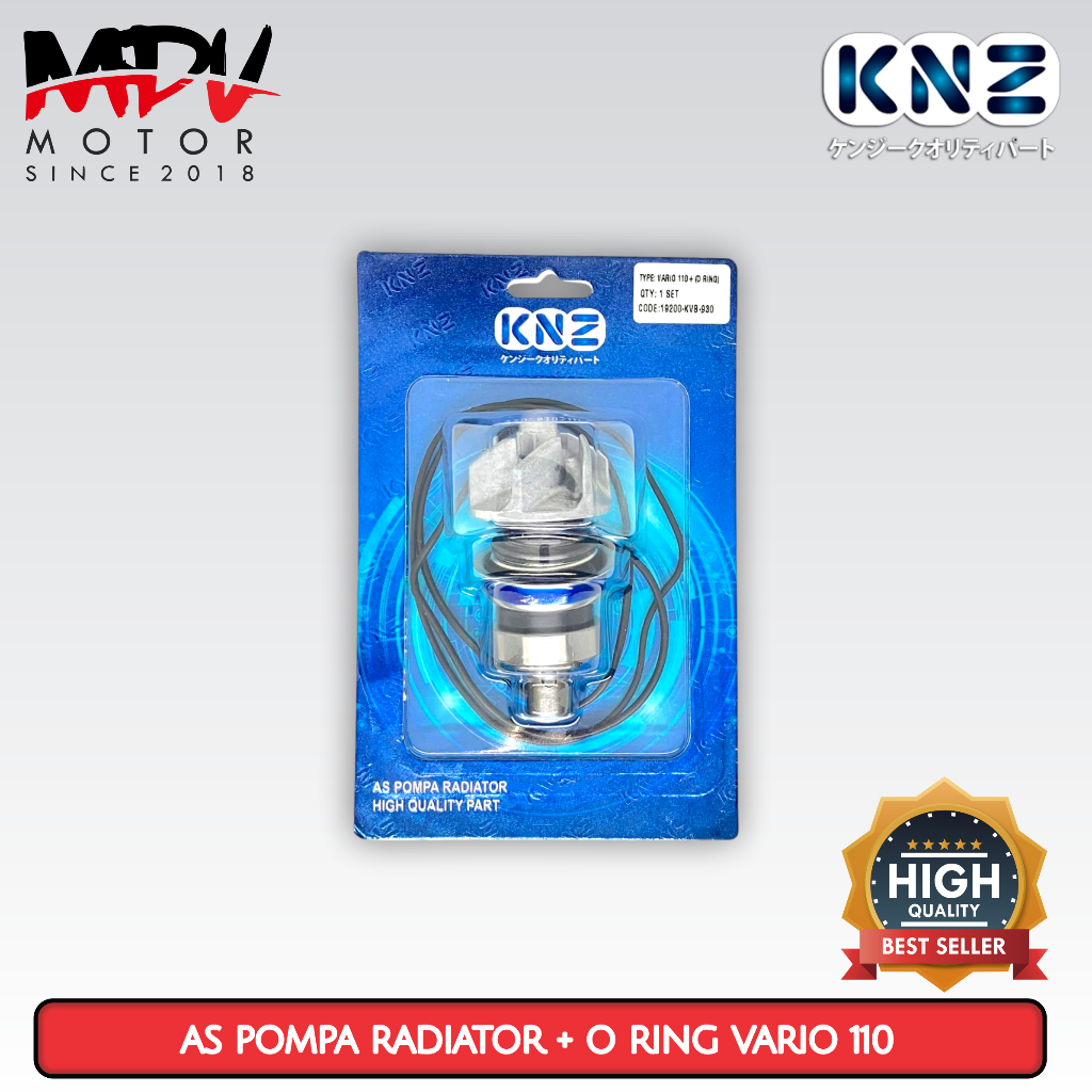 Jual AS POMPA AIR RADIATOR / AS WATER PUMP + O RING VARIO 110 (KVB ...