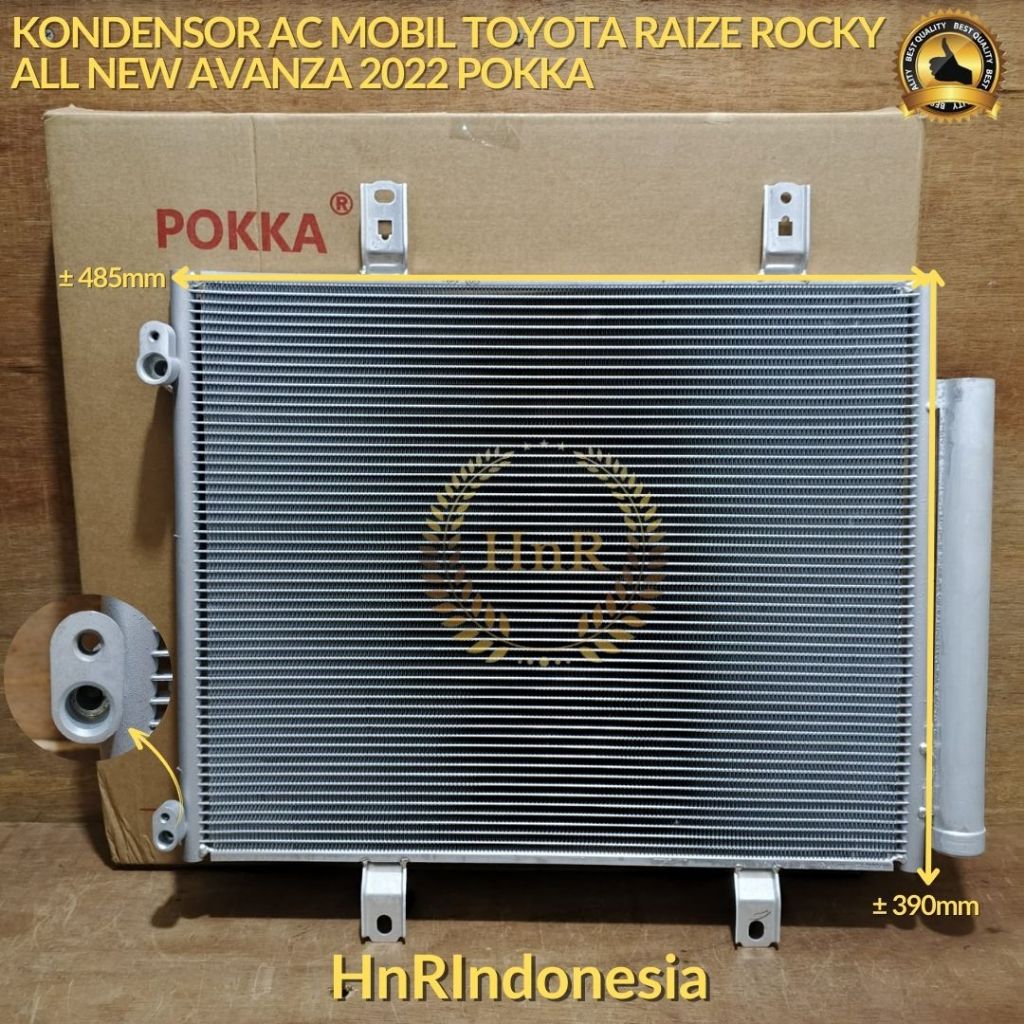 Jual Kondensor AC Mobil Toyota Raize Rocky All New Avanza 2022 ...