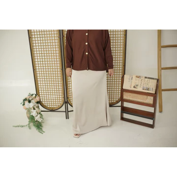 Rok Satin Long Skirt Premium Jumbo Xl 4xl By Nucleastyle