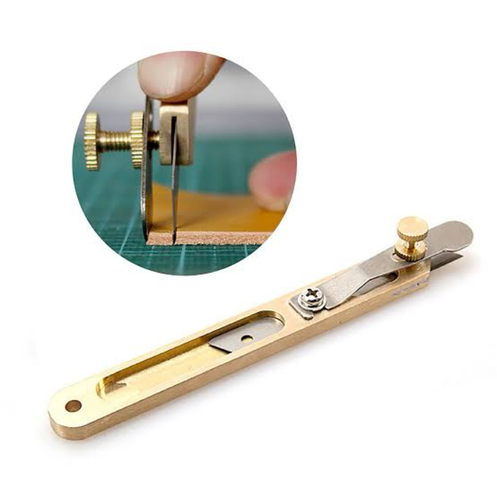 Jual Line Strip Cutter Leather - Cutter Potong Kulit Leather Trimming ...