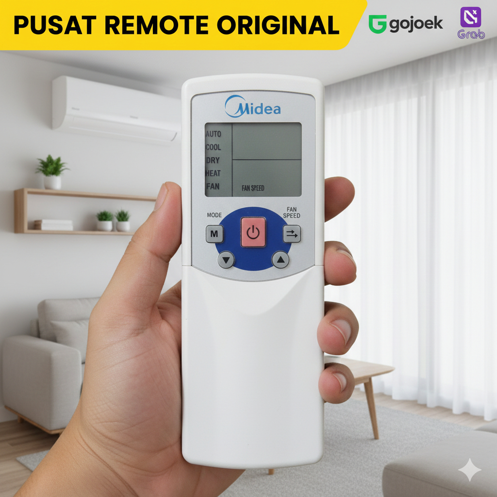 Télécommande Infrarouge VINABTY R05-BGE Compatible Midea - Pour Climatisations Air Conditioner