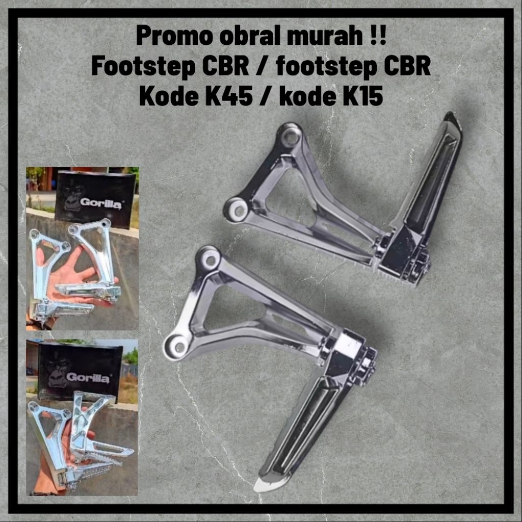 Jual promo obral step cb / step CBR / step herex / step CBR 650 ...