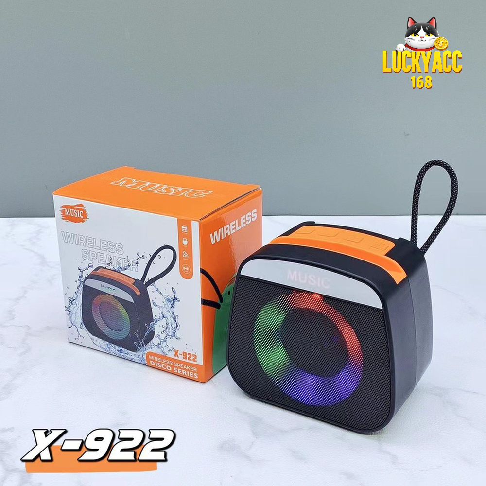 Jual Speaker Bass Bluetooth Wireless X-922 LED Disco RGB Speker ...