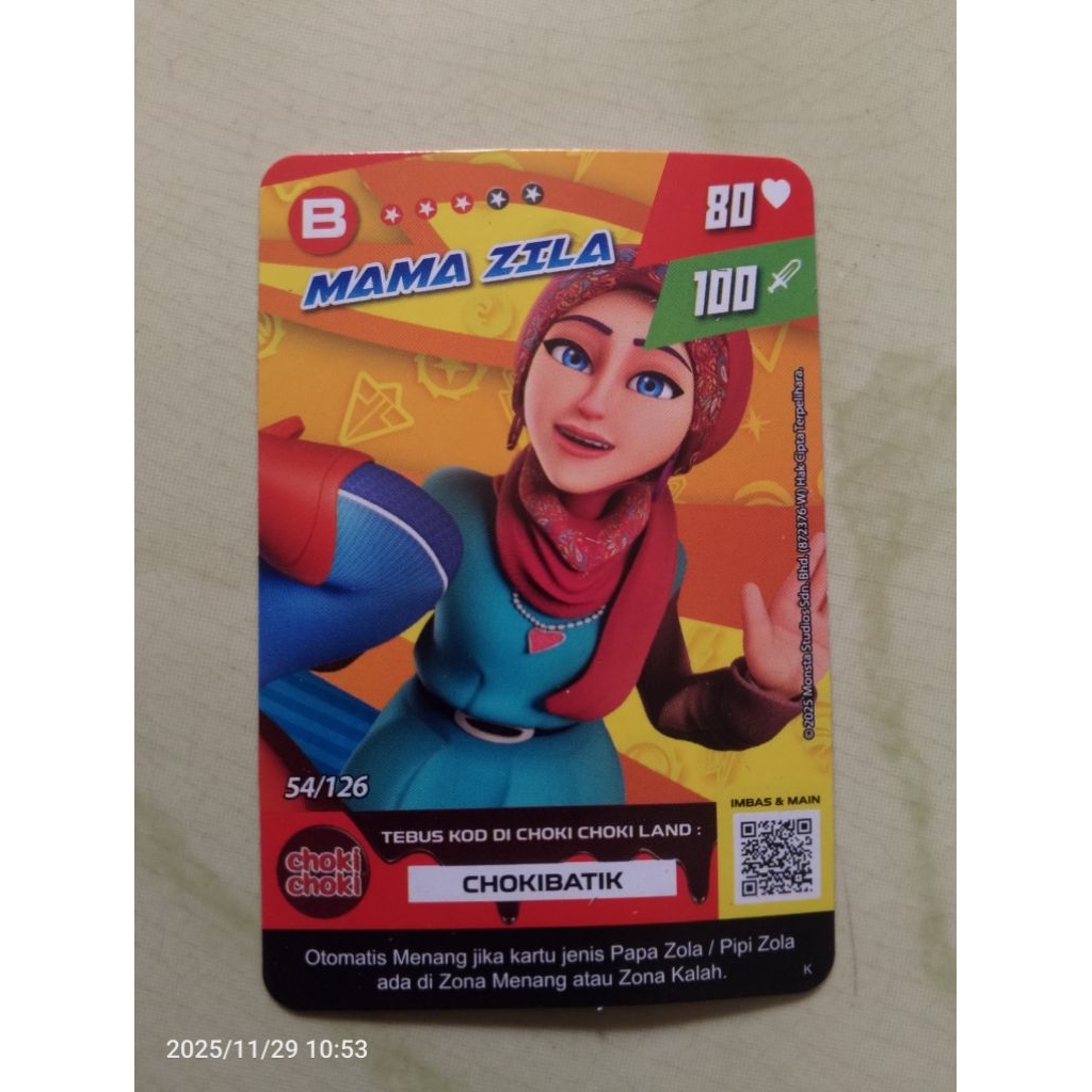 Jual kartu boboiboy monsta galaxy choki choki | Shopee Indonesia
