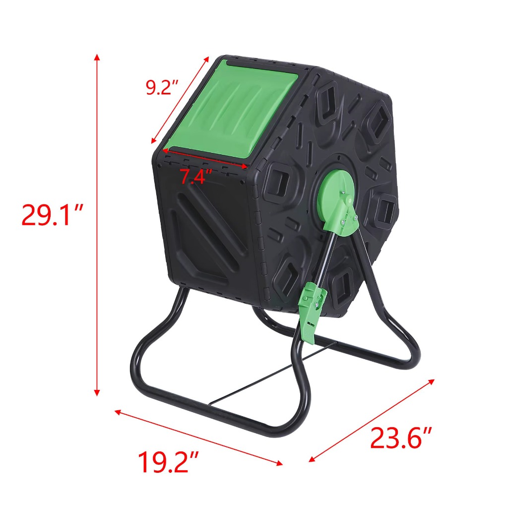Jual Rotary Chamber Compost Tumbler Garden Tool for Kitchen Use / Drum ...