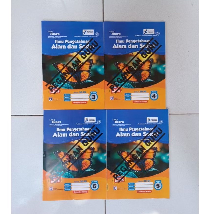 Jual Buku PEGANGAN GURU PG LKS Sang Juara Ilmu Pengetahuan Alam dan ...