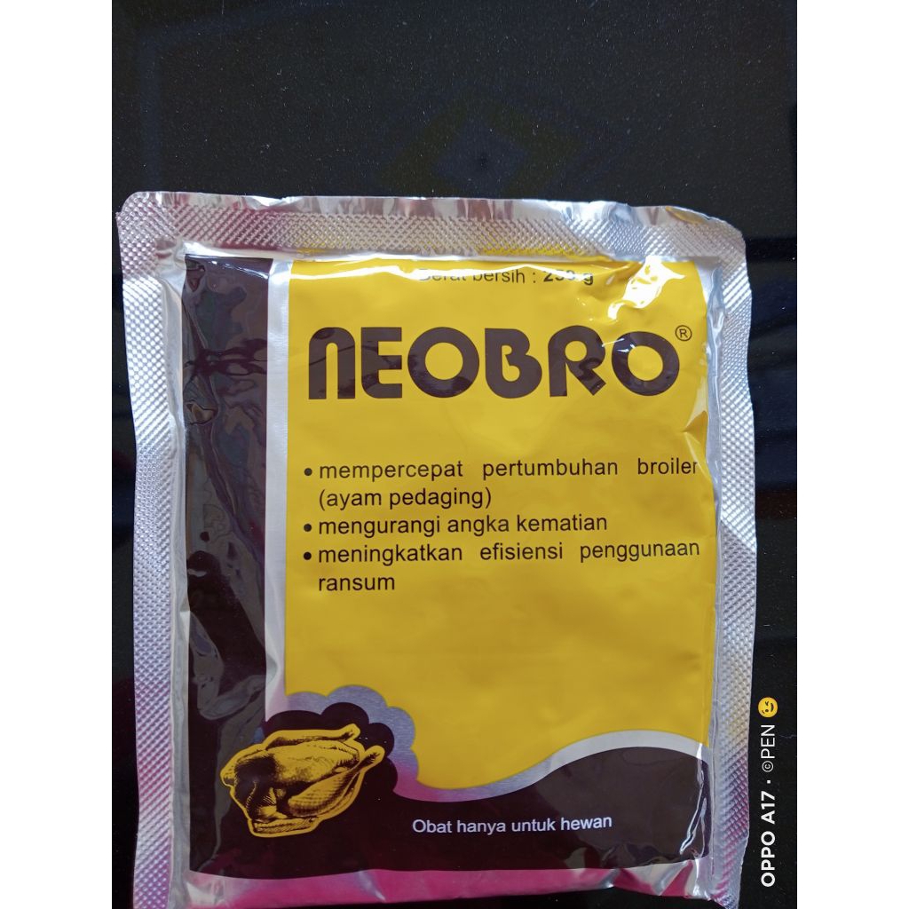 Jual Neobro 250 gram untuk pertumbuhan ayam broiler atau pedaging ...