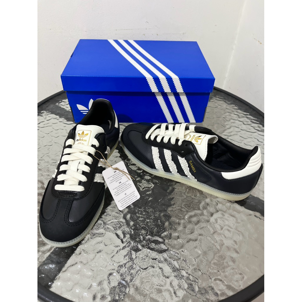 Jual Adidas authentic samba og black shoes ruffled | Shopee Indonesia