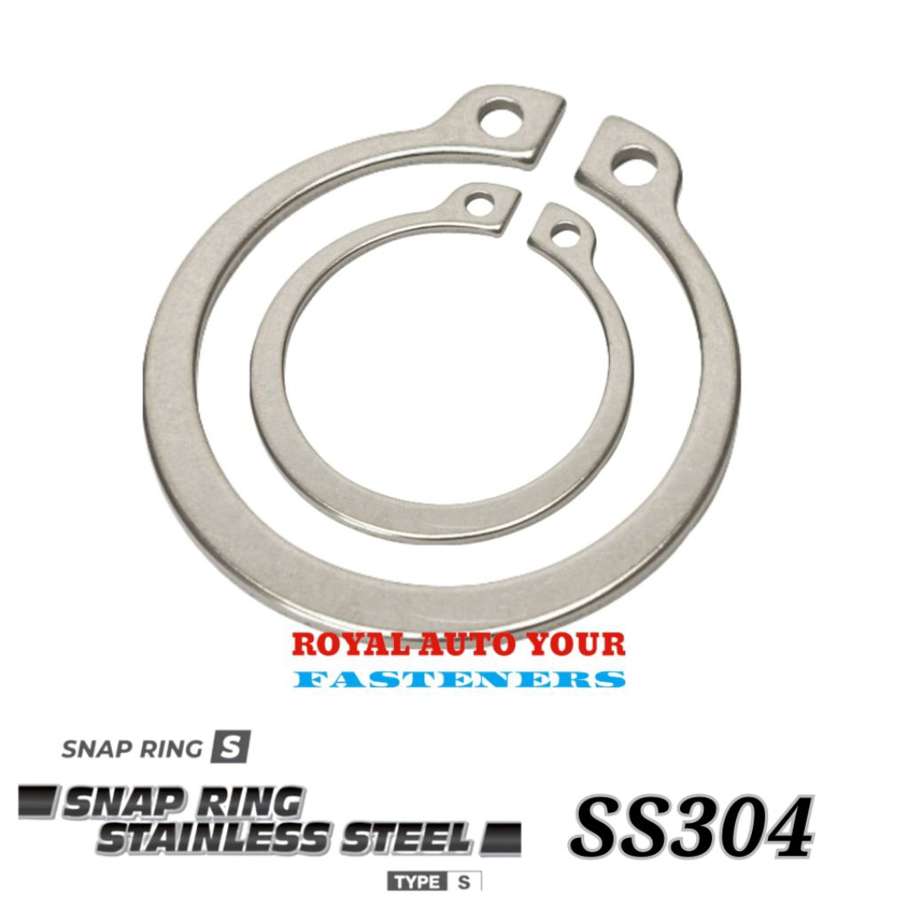 Jual Snap Ring Stainless External Circlip S16 S17 S18 S19 S20 S22 S24 ...