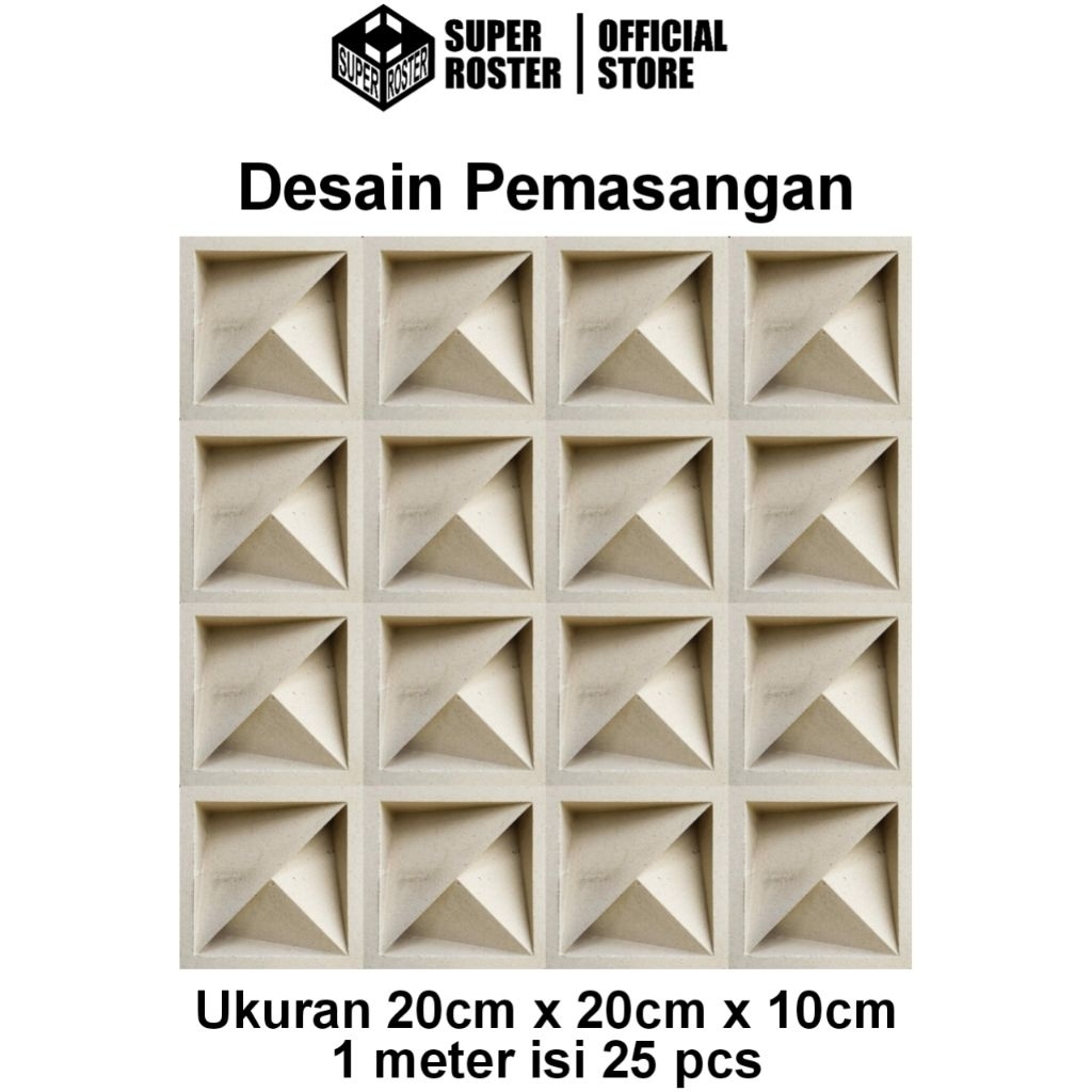 Jual Roster Beton Motif Arrow Roster Beton Lubang Angin Minimalis ...