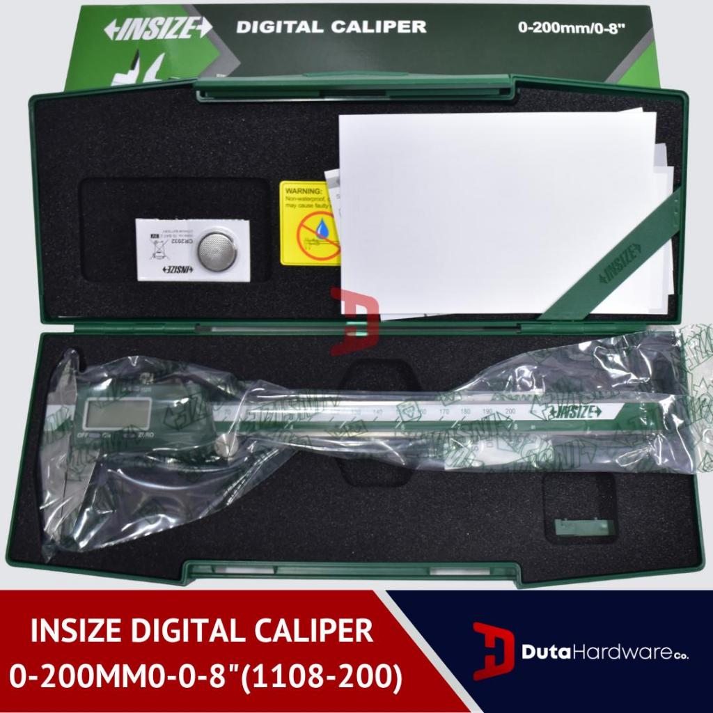 Jual Insize Digital Vernier Caliper 1108-200 - Sigmat Digital | Shopee ...