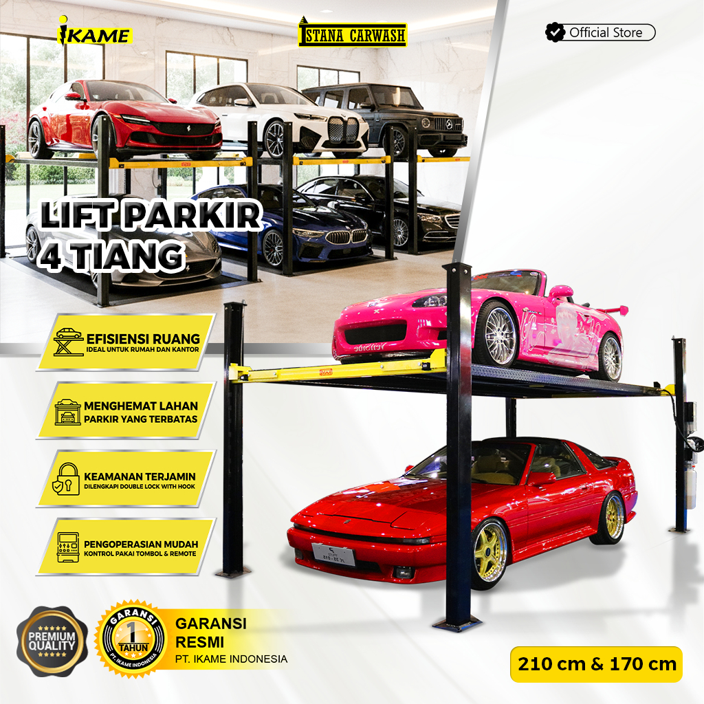 Jual Lift Parkir mobil ikame , Car Lift, Hidrolik Parkir Mobil, Parkir ...
