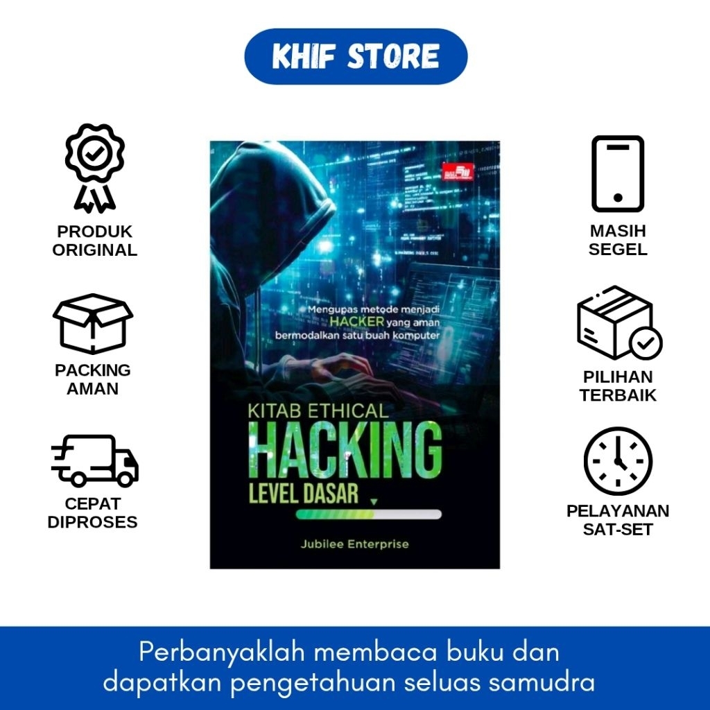 Jual Buku Kitab Ethical Hacking Level Dasar : Mengupas Metode Menjadi ...