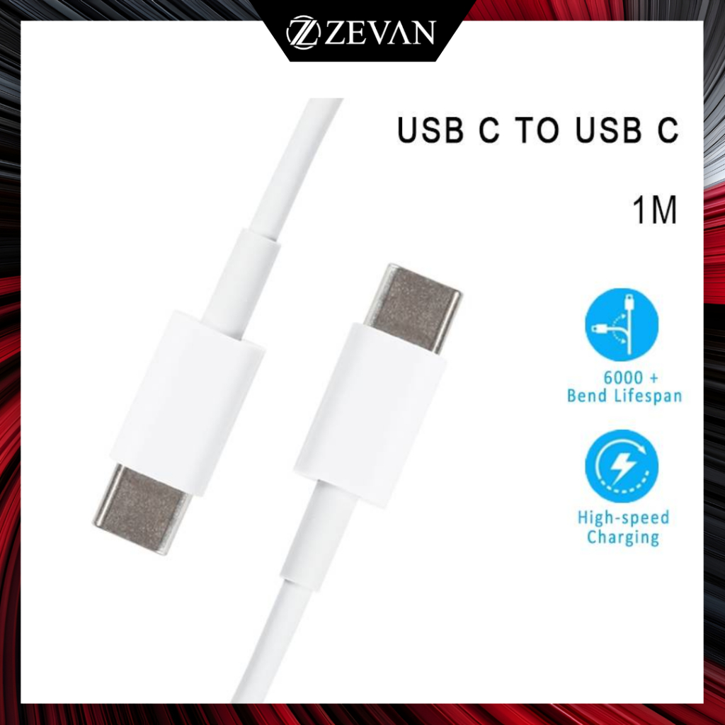Jual ZEVAN Kabel Data Type C ZEVAN Fast Charging 20W PD QC3.0 Casan HP ...