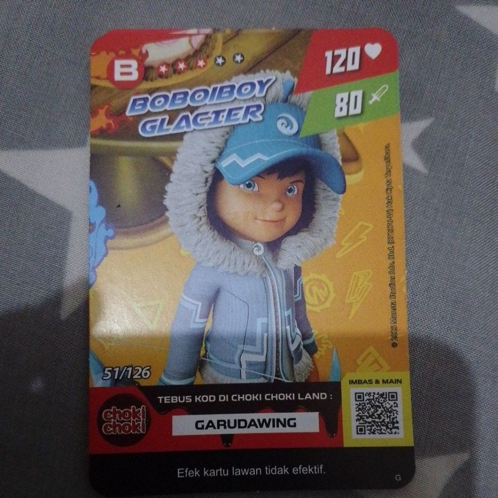 Jual kartu boboiboy monsta galaxy choki choki | Shopee Indonesia