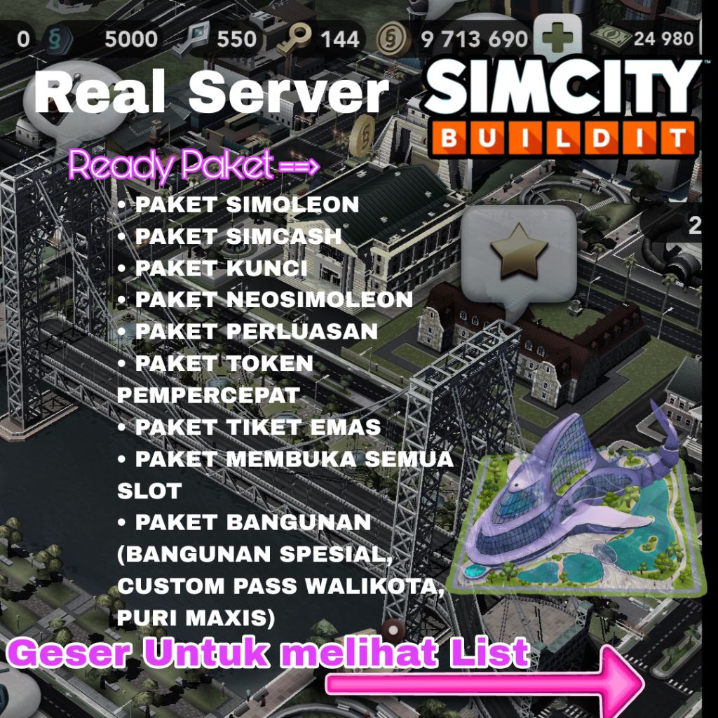 Jual SIMCITY BUILDIT TERMURAH REAL SERVER | Shopee Indonesia
