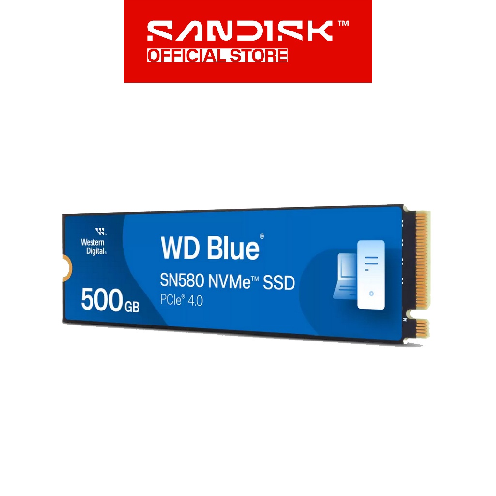 Jual WD Blue SN580 SSD 250GB / 500GB / 1TB / 2TB PCIe Gen4 NVMe M