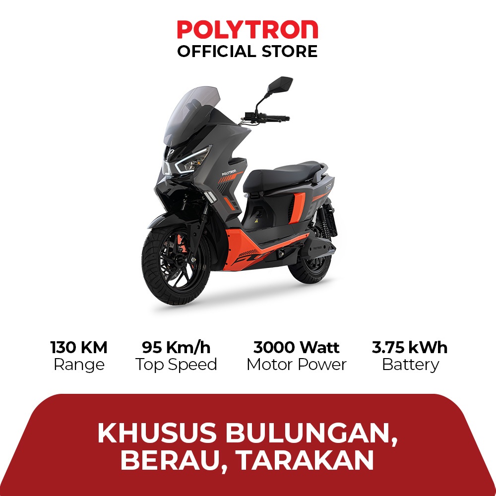 Polytron Fox 350 - Buy to Own - Electric Sepeda Motor Listrik - OTR Bulungan, Berau, Tarakan