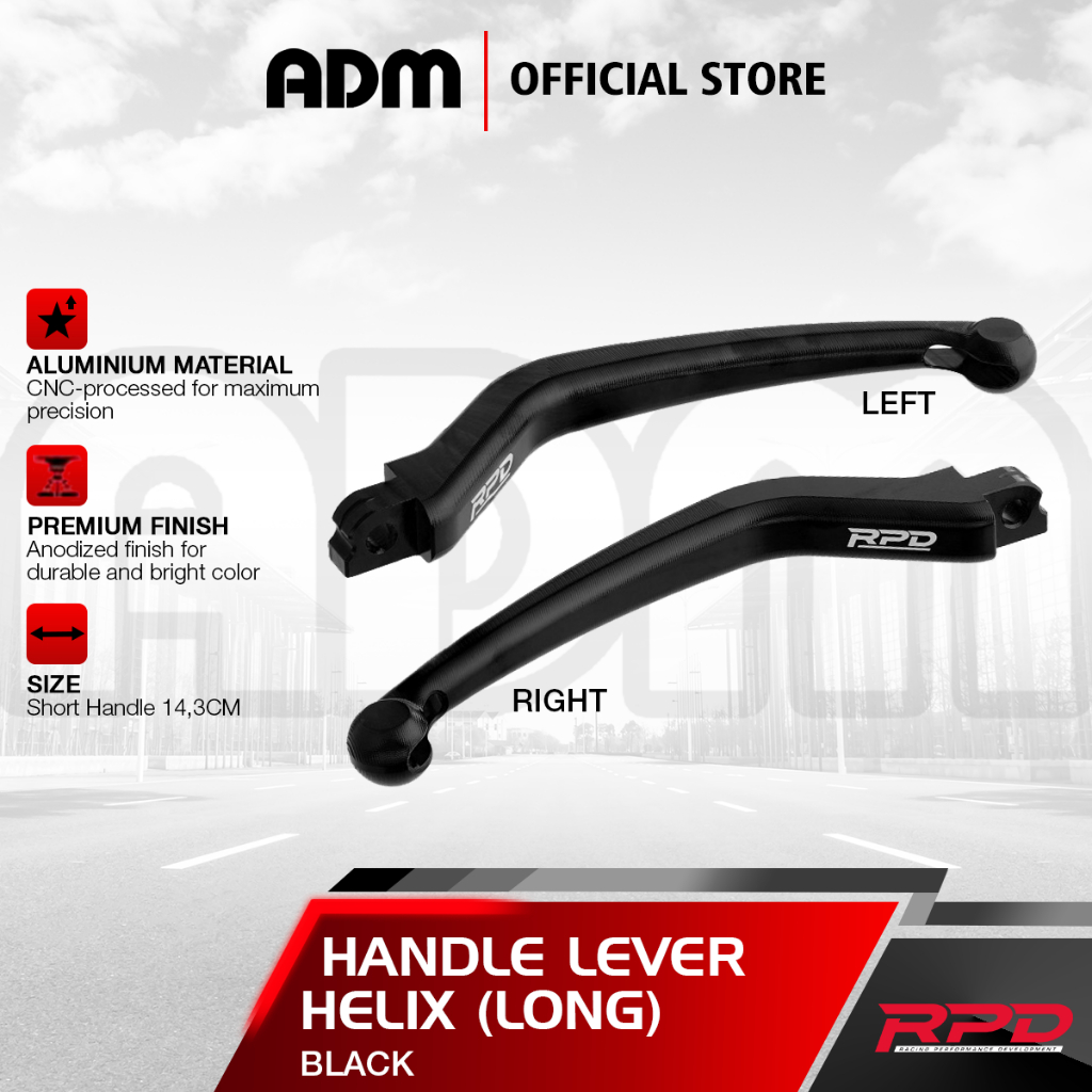 Jual Tuas Rem RPD Master Cylinder Handle Lever Helix - LONG (Panjang ...