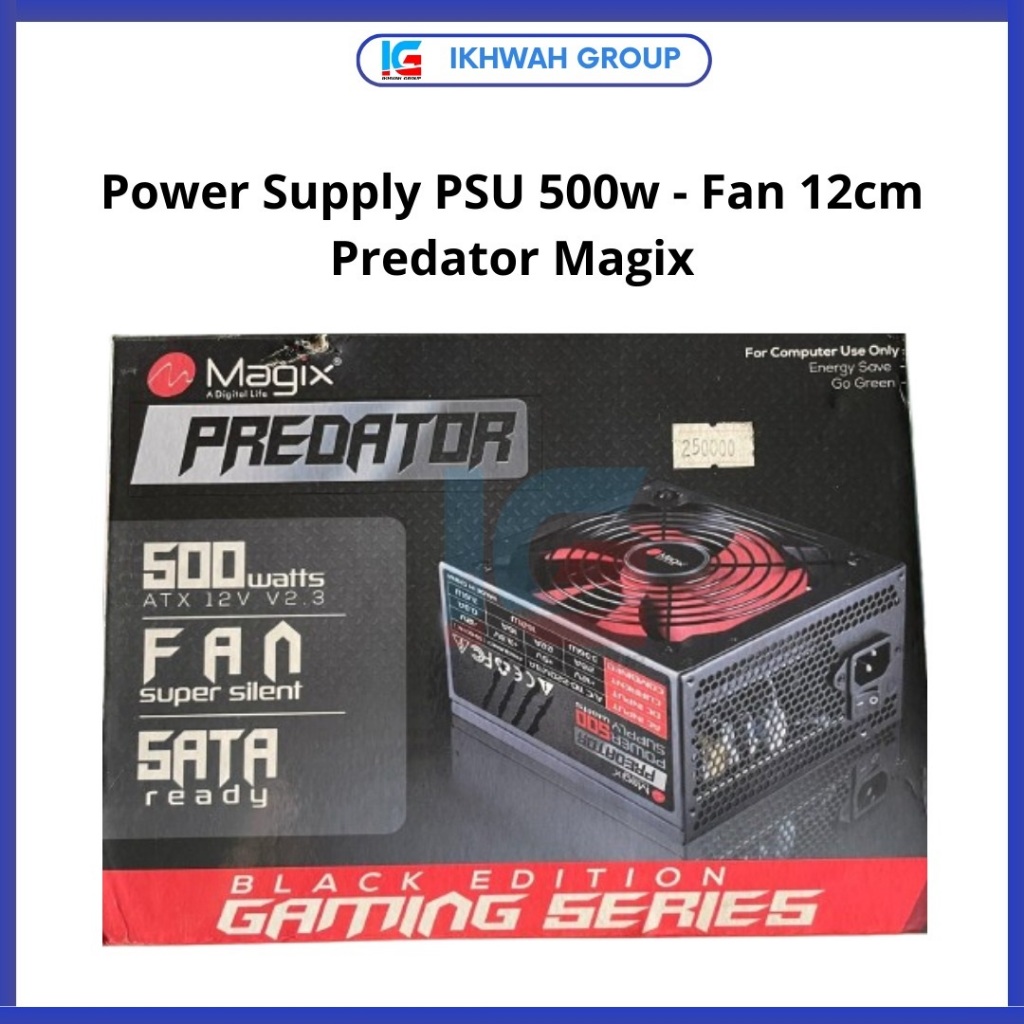 Jual Power Supply PSU Magic Predator 500W / Power Supply | Shopee Indonesia