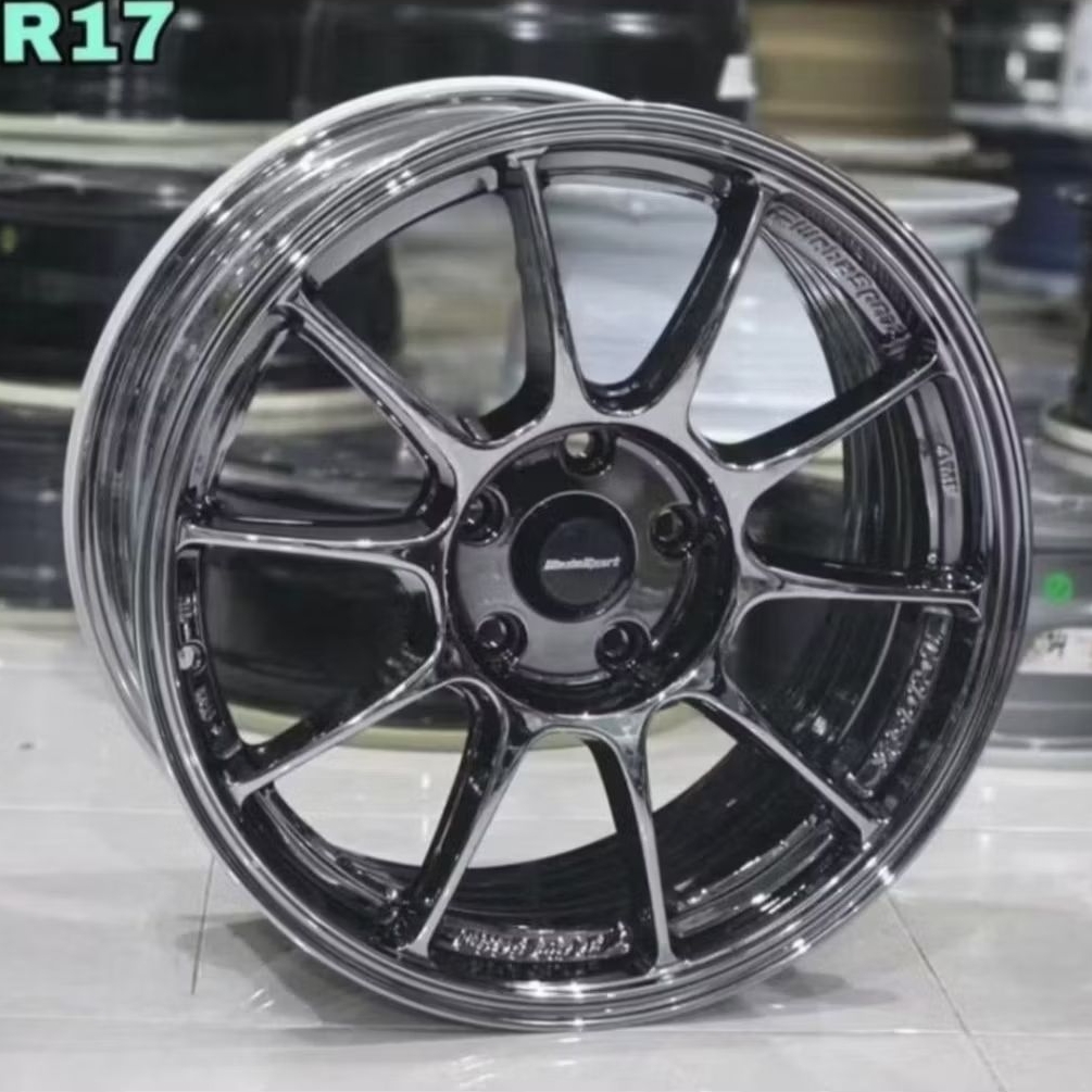 Jual velg racing r17 WEDSSPORT TC105X BLACK CROME velg mobil ring 17 ...