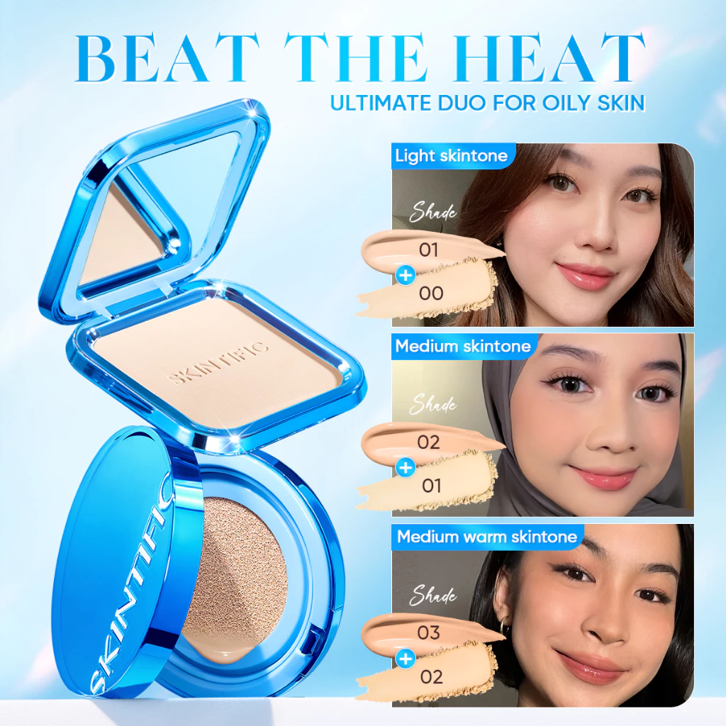 SKINTIFIC Matte Makeup Set For Oily Skin 24H