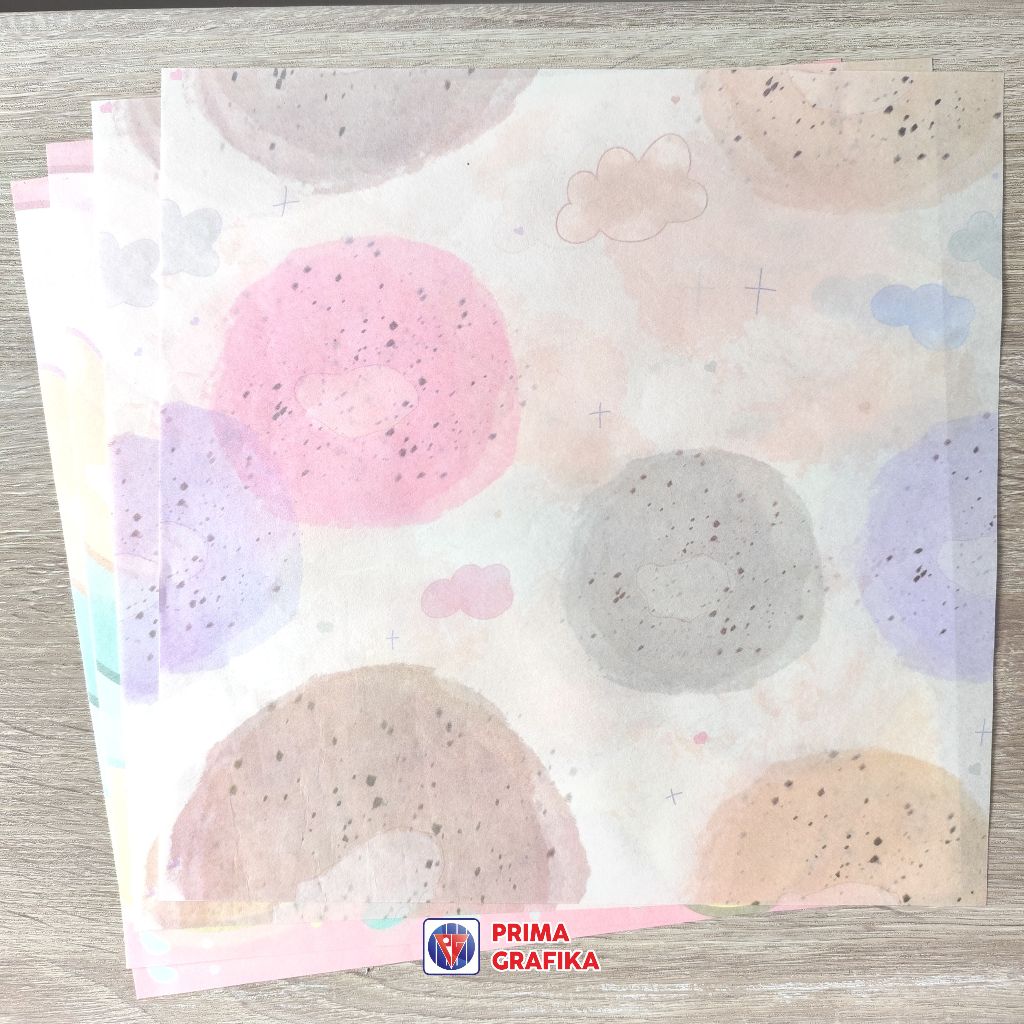 Jual CUSTOM Kertas Roti Foodgrade 20 x 30 cm - Wrap Paper / Kertas ...