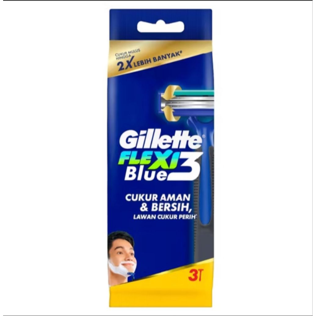 Jual Gillette Blue 3 Flexi 3 Razor | Shopee Indonesia
