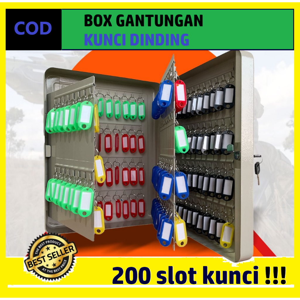 Jual HOT PROMO ! KEY BOX kunci tembok KOTAK KUNCI BERDAYA TAMPUNG 200 ...
