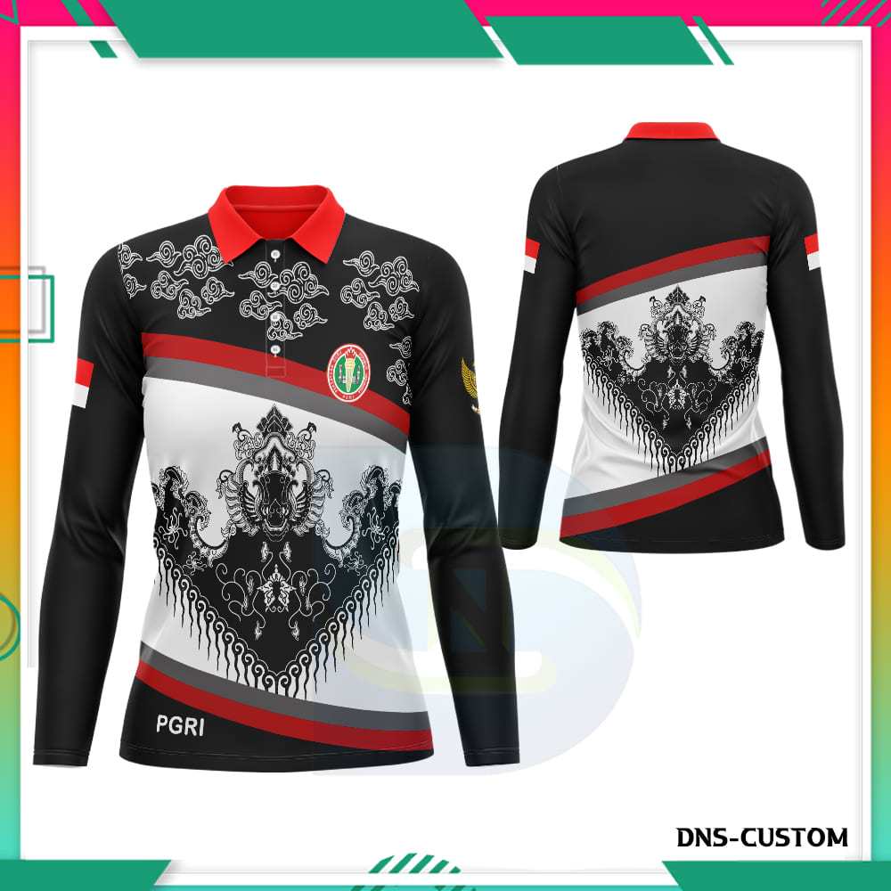 Jual Kaos PGRI Wanita Resmi Logo PGRI Print Awet | Shopee Indonesia