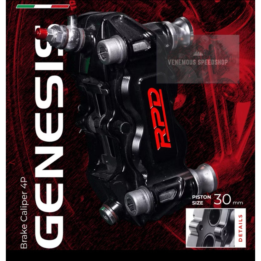 Jual Kaliper RPD Genesis 4 Piston Universal | Shopee Indonesia