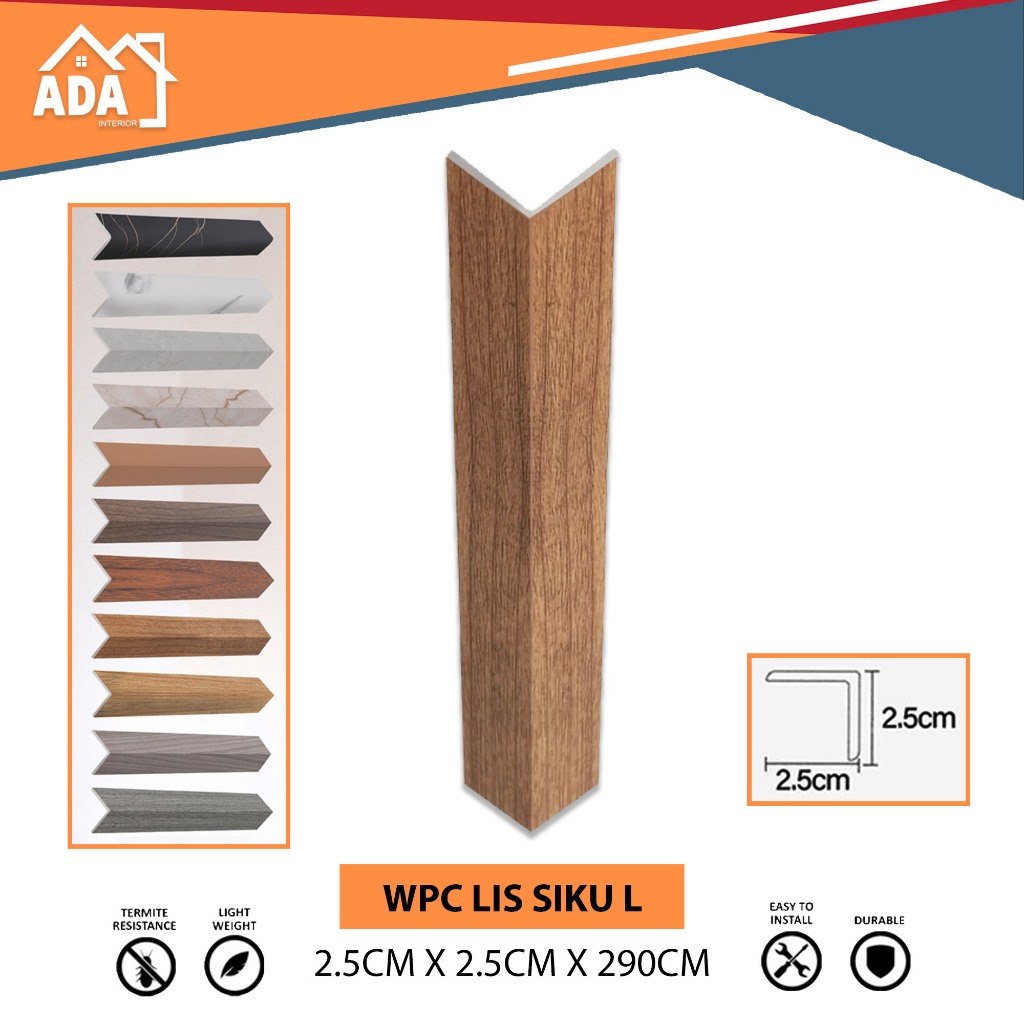 Jual Lis Siku Tutup WPC Wall Panel Cover PVC Woodpanel Wallpanel ...
