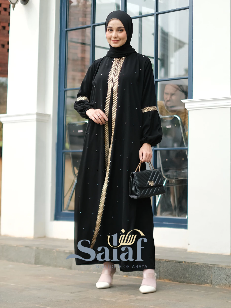 gamis harian adem dan nyaman abaya hitam turkey cara perawatan