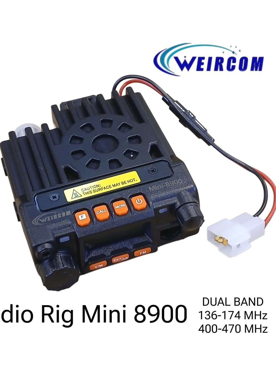 Jual Radio Rig Mini Weircom WR-9800 Mini 8900 Dualband 25w | Shopee ...