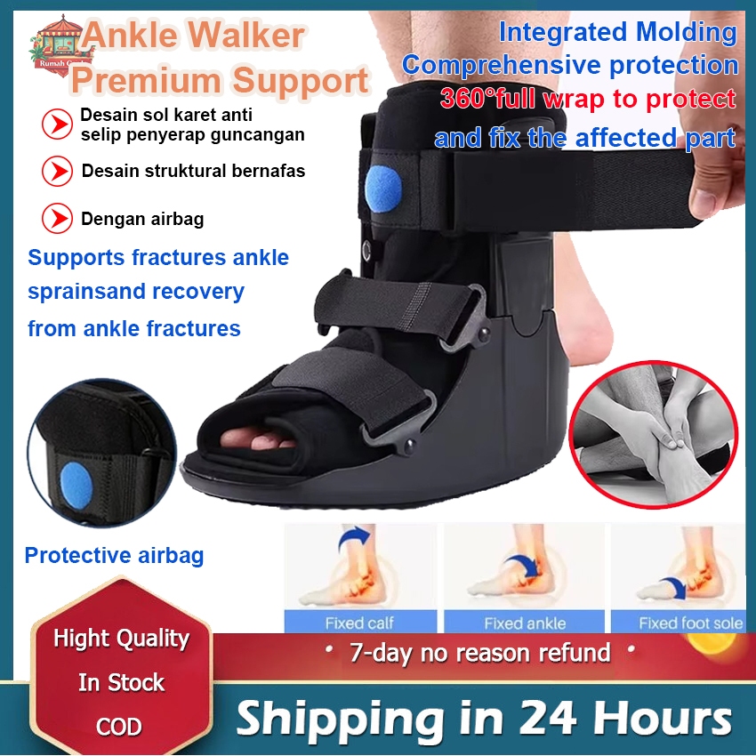 Jual Stok siap + COD Adjustable Air Walking Fracture Boot- Medical ...