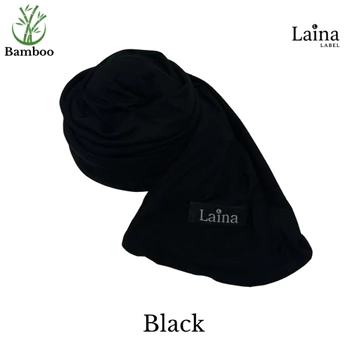 Laina Label Hijab Bergo Instan Bamboo 2in1 With Inner (Zaira Instant) Lembut Adem Mudah Dibentuk